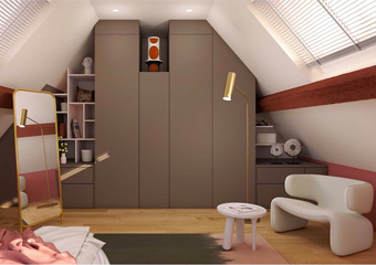 Concevoir un dressing fermé