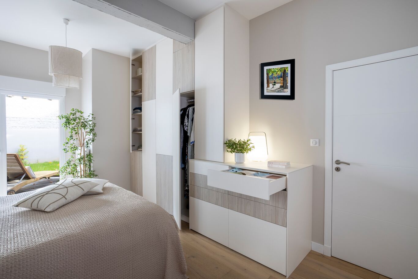 Rangement chambre : armoire sur-mesure