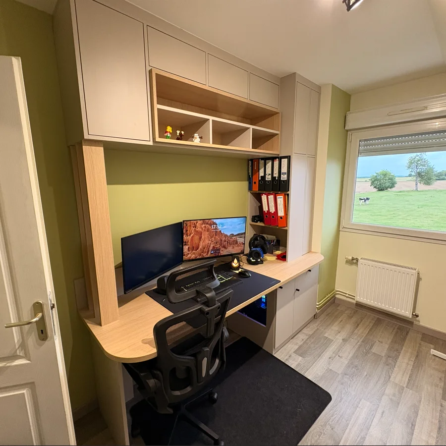 Bureau sur mesure à Arras – Design, confort et fonctionnalité signés Quadro