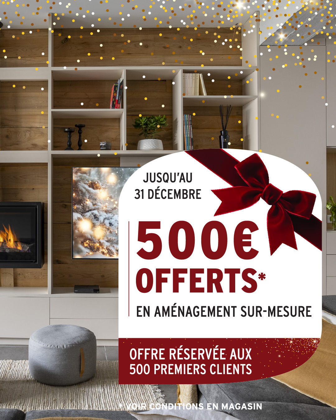 Offre de Noël Quadro : 500 € offerts pour créer votre aménagement sur mesure à Reims Tinqueux