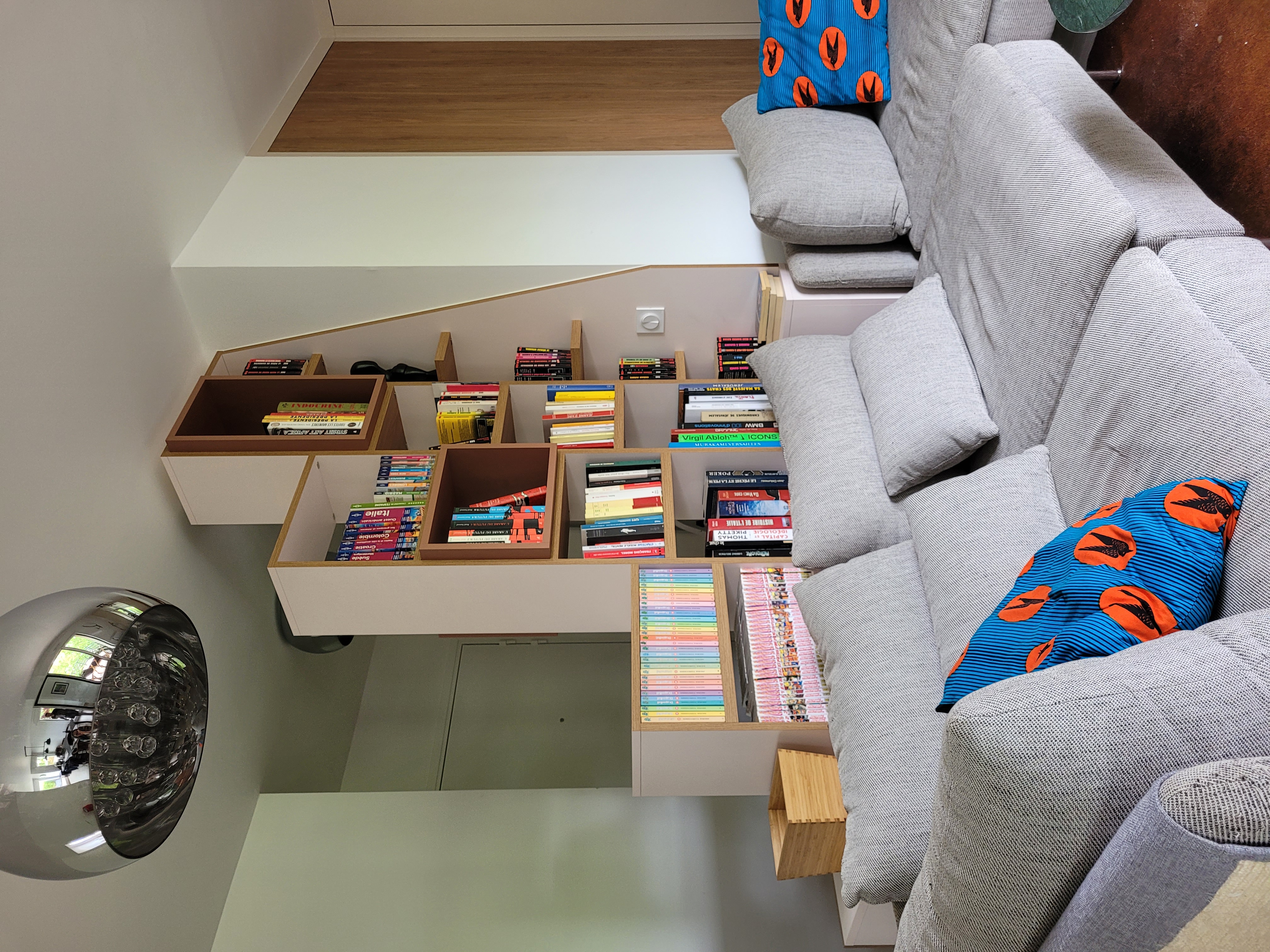 Assumer des choix de couleurs et de formes pour une Entrée pleine de Vie - QUADRO Clichy à votre écoute pour la réalisation de vos projets