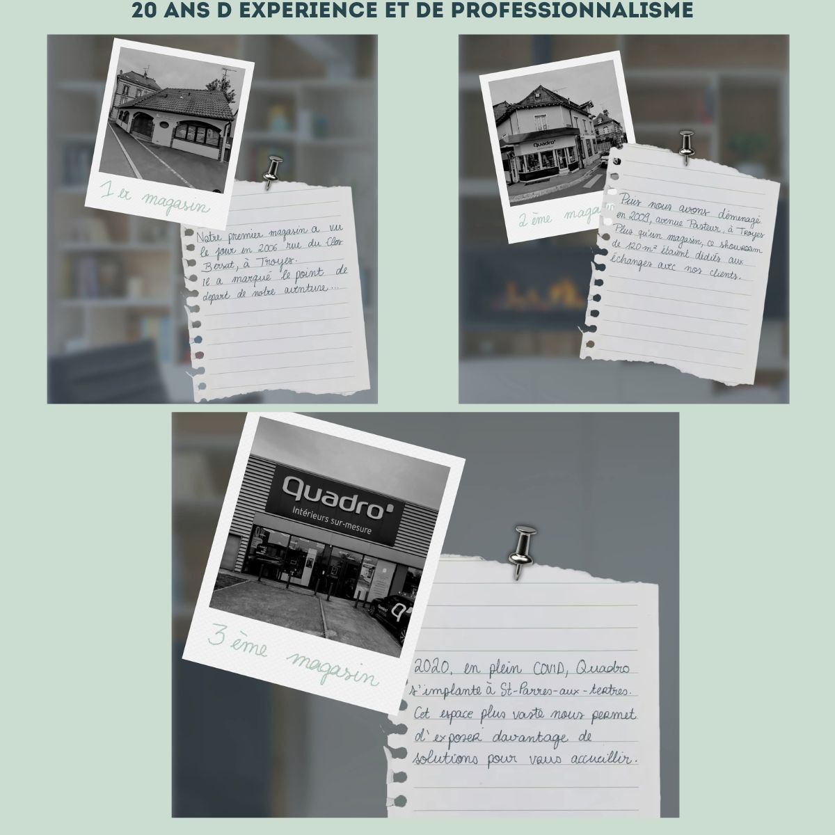 20 ANS DE PROFESSIONNALISME